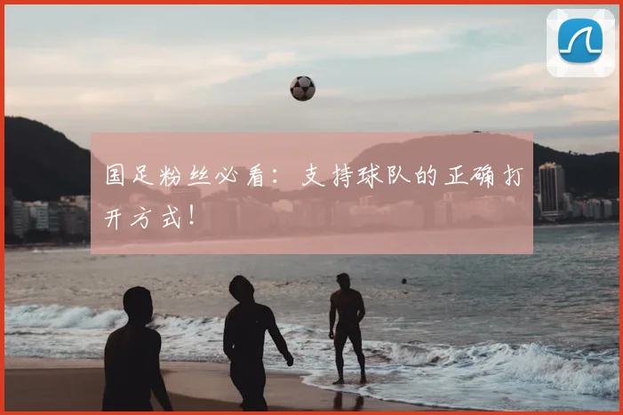 国足粉丝必看:支持球队的正确打开方式!