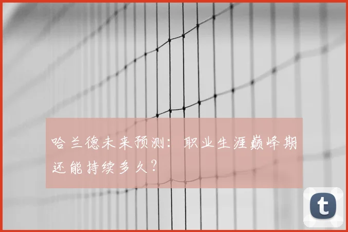 哈兰德未来预测:职业生涯巅峰期还能持续多久?